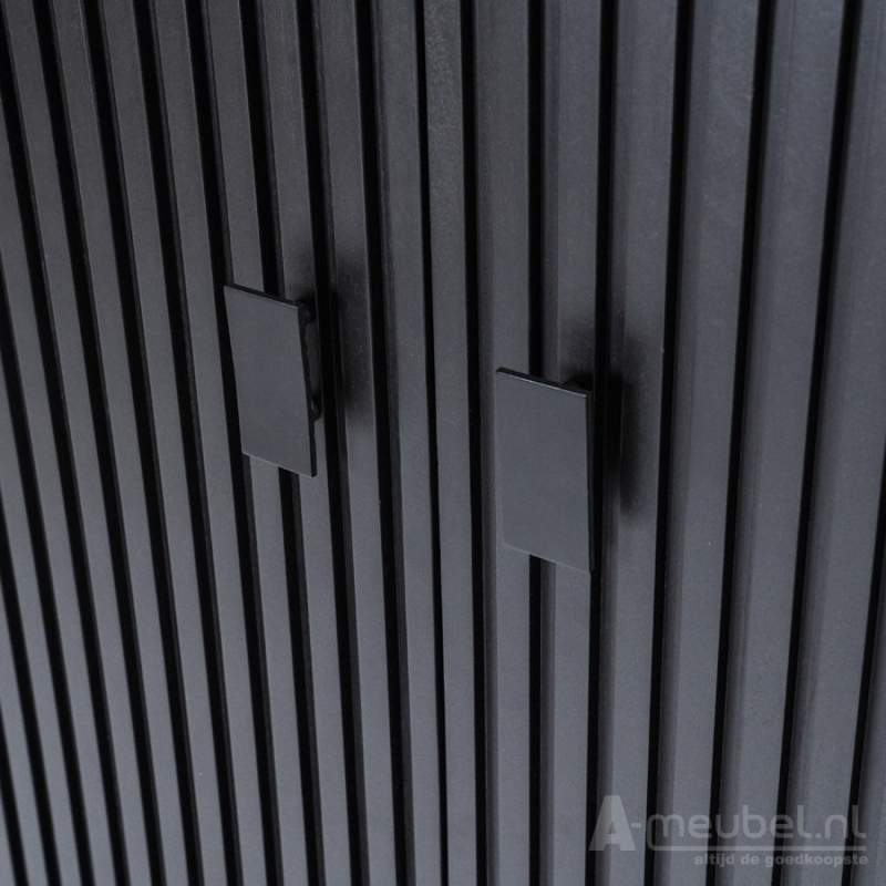 Kabinet Remi 2-deurs. - Zwart - 95667