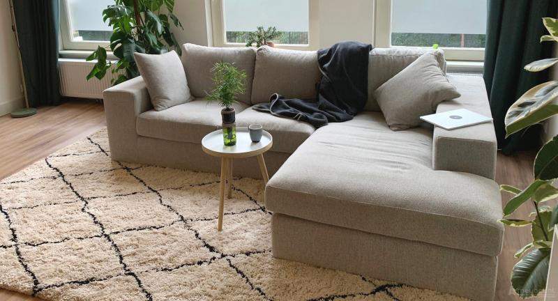 Loungebank Lelystad in sneak natural bij A-Meubel