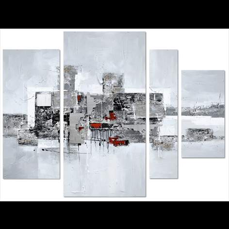 4-Luik abstract met buisjes