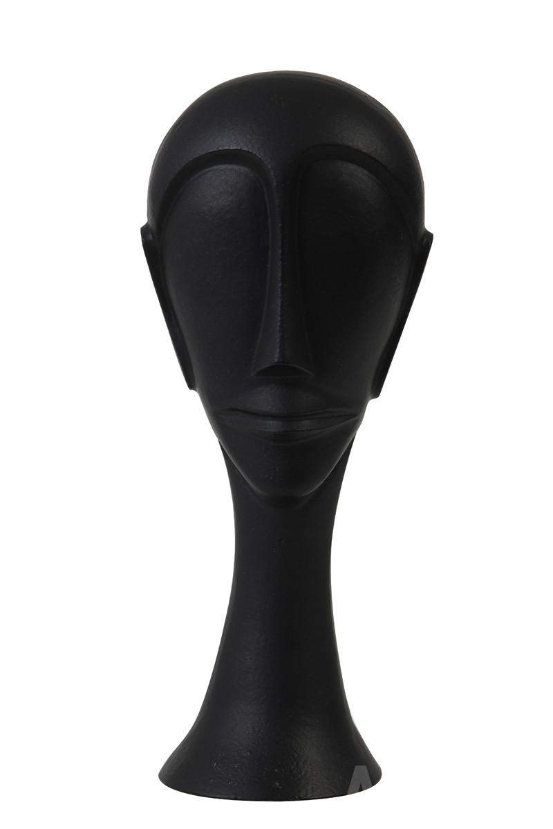 Head ornament 4x - zwart
