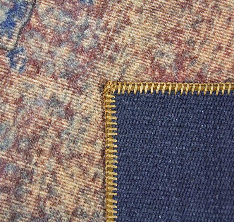 Vloerkleed Novum Roest-Blauw