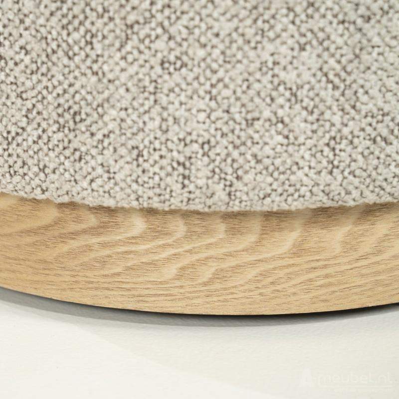 Poef Avah Small - Taupe Mantz - 96300