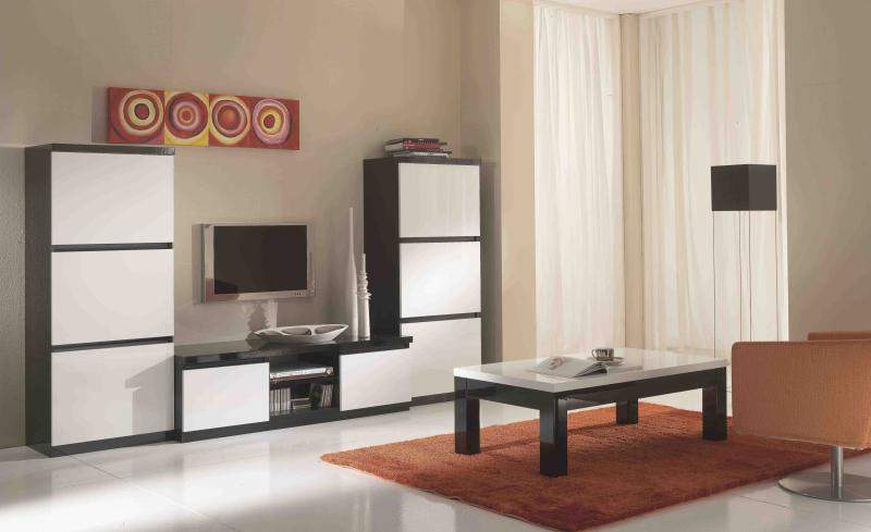 Woonkamerset Rilland Zwart Wit