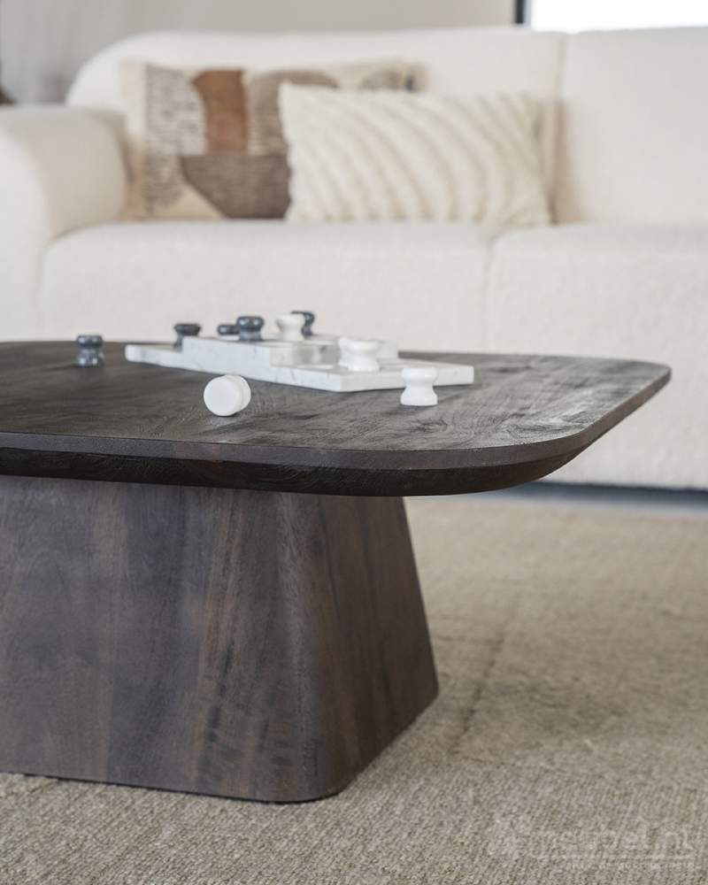 Salontafel Aron Vierkant - Bruin - 95769