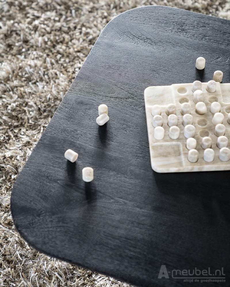 Salontafel Aron Vierkant - Zwart - 95770