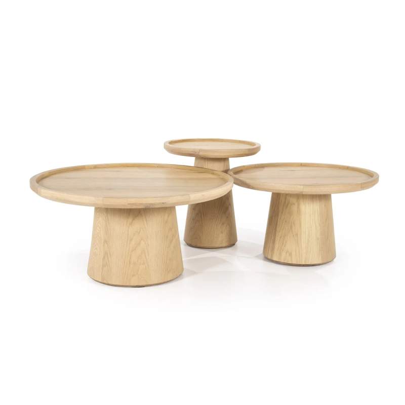 Salontafel Leia 80x32cm - Naturel - 96164