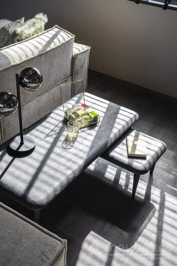 Salontafel set Jiska - 130/90cm - Bruin - 95751