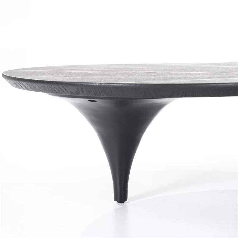 Salontafels Fay - 162x108x31cm - Zwart - 95971