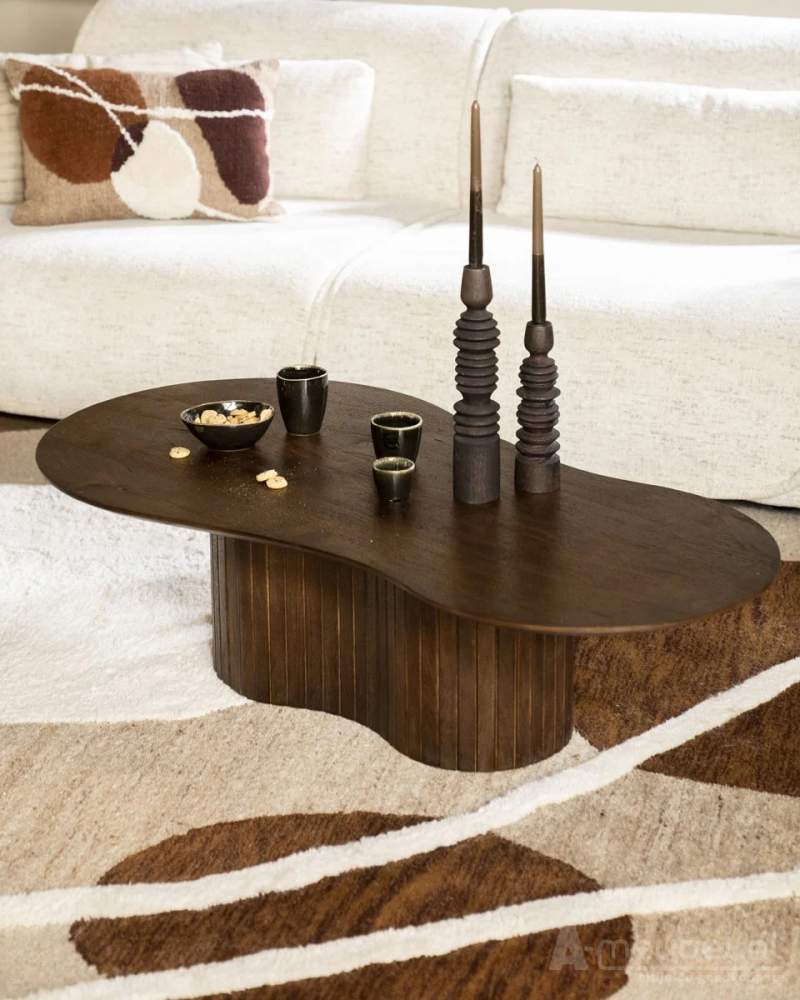 Salontafels Jordy - 130cm - Bruin - 96152