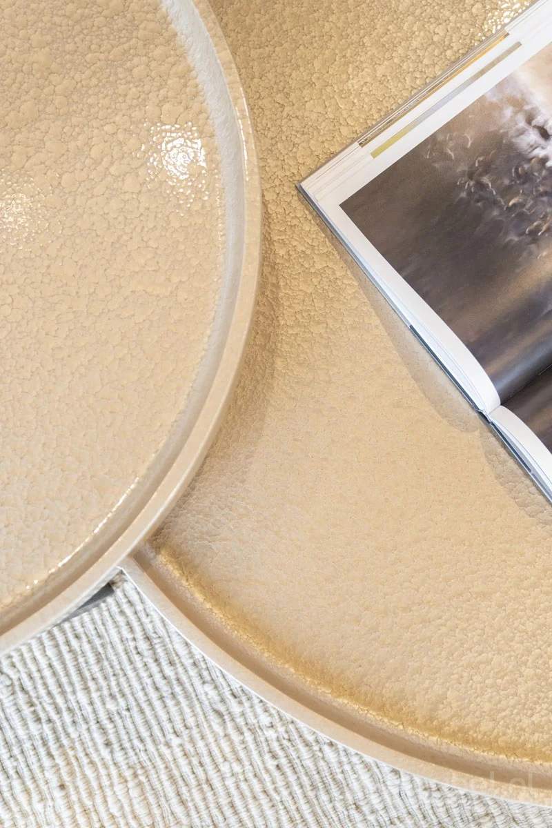 Salontafels Mayson - 120x120x25cm - Beige - 95973