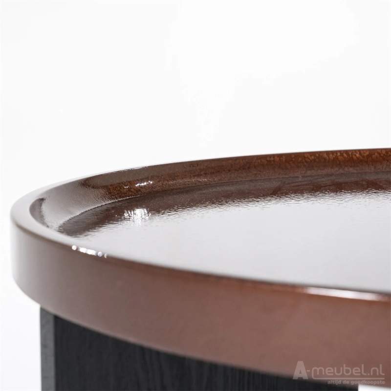 Salontafels Mayson - 90x90x35cm - Rood - 95974