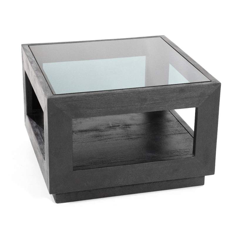 Salontafel Liam - 60x60x40cm - Zwart - 95782