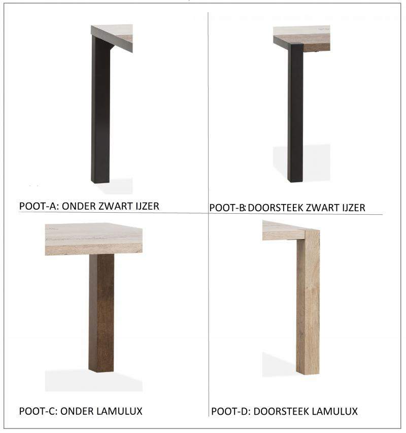 Spijkenisse Eettafel 3 160x90cm