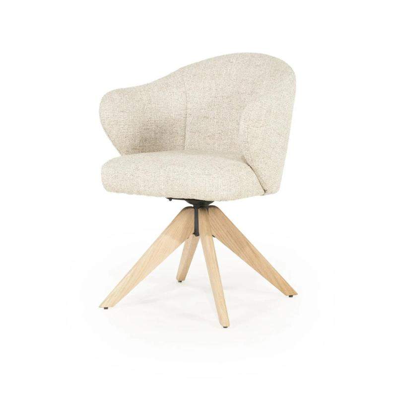 Stoel Connor Naturel - Beige Donna - 96344