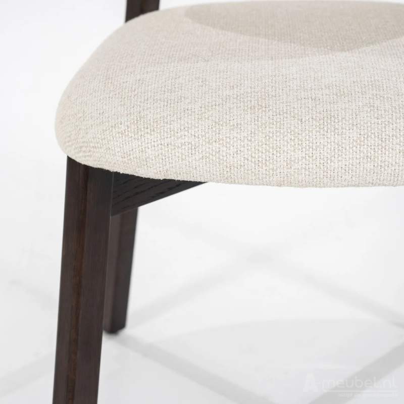 Eetkamerstoel Mikky Bruin - Beige Moon - 96254