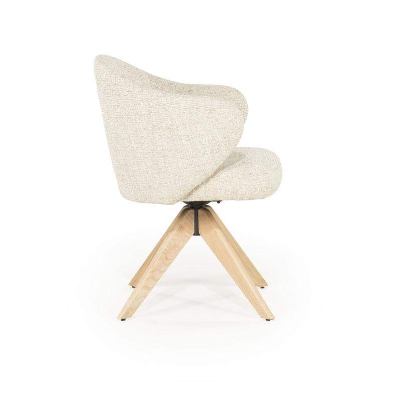 Stoel Connor Naturel - Beige Donna - 96344