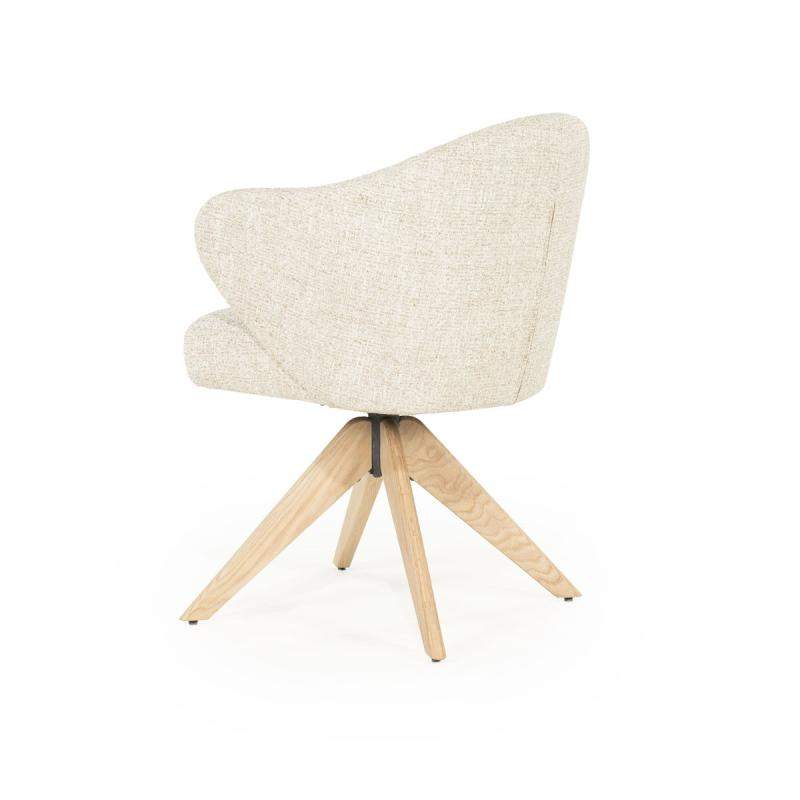 Stoel Connor Naturel - Beige Donna - 96344