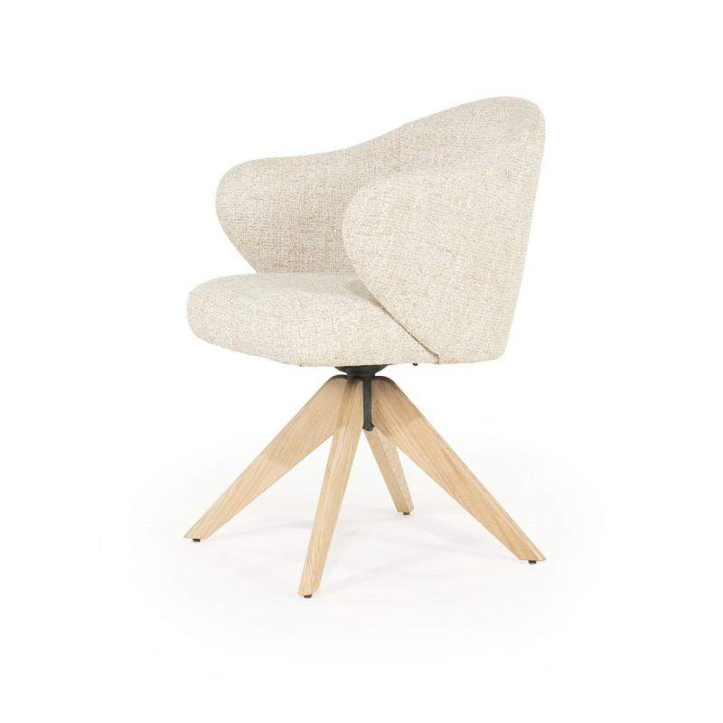 Stoel Connor Naturel - Beige Donna - 96344