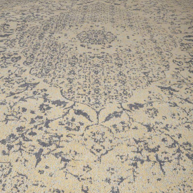 Vloerkleed Tabriz Geel-Grijs