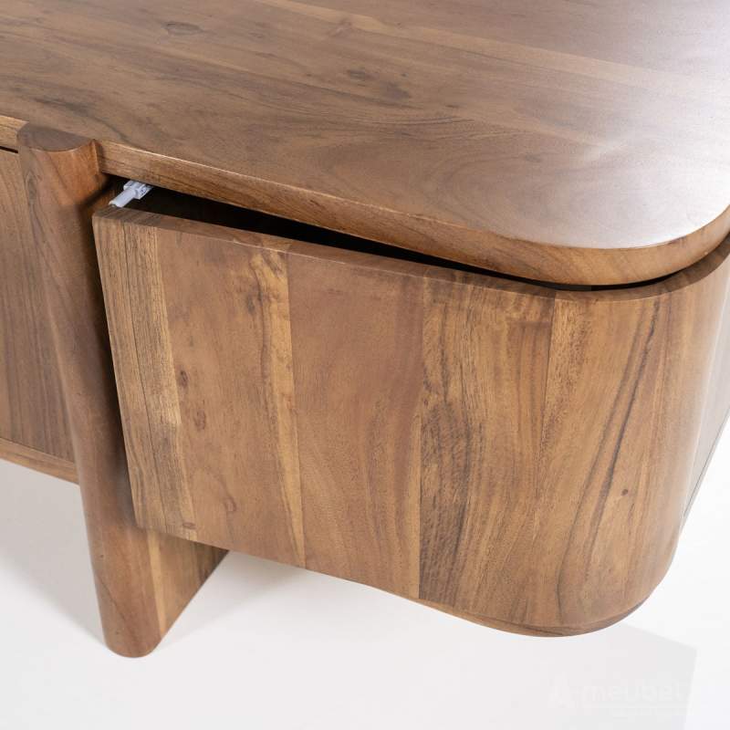 TV-Meubel Julian 4-deurs - Bruin - 95907