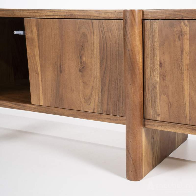 TV-Meubel Julian 4-deurs - Bruin - 95907