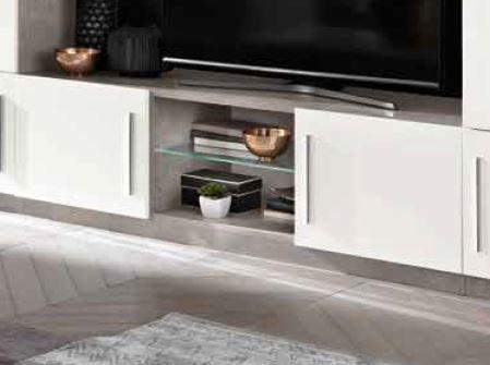 Giethoorn TV meubel Klein Marmer Wit