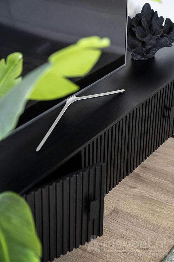 TV meubel Remi 4-deurs - Zwart- 95665