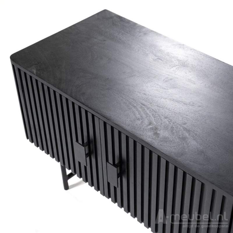 TV Meubel Remi 6-deurs- Zwart- 95731