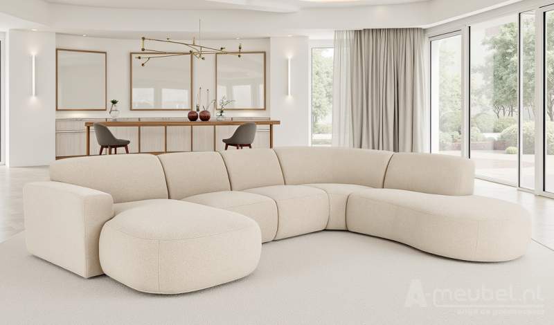 Nijmegen 3 Zits + Hoek Rond + 2 Zits (2 delig) + Ottomaan Groot