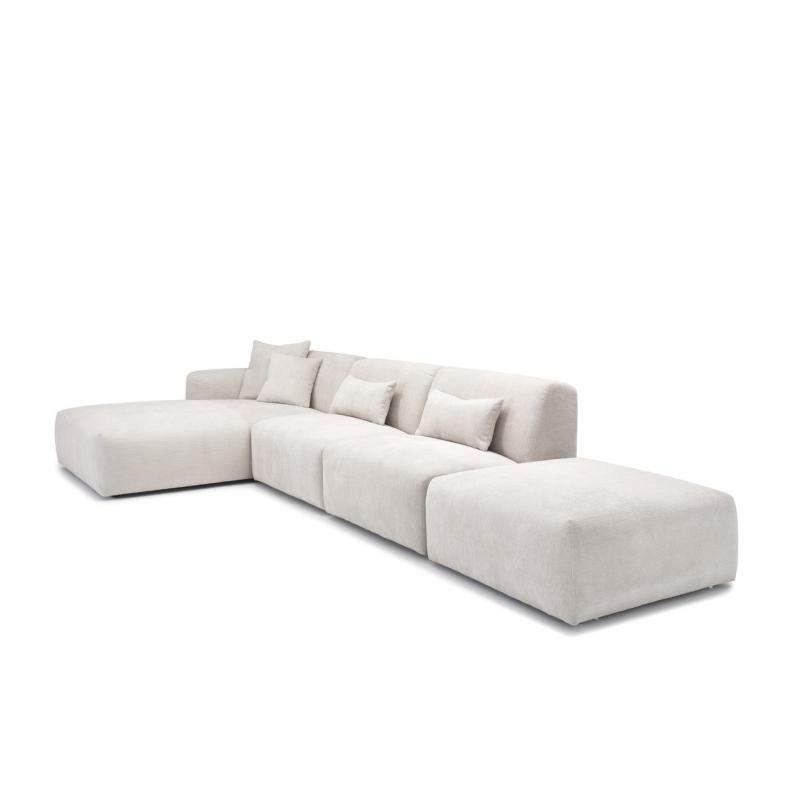 Veenendaal Pouffe + 1 seater + 1 seater + Longchair