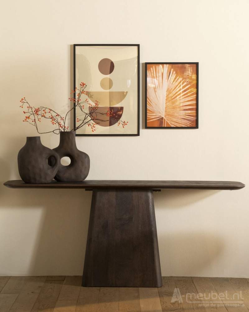 Wandtafel Aron - Bruin - 95767