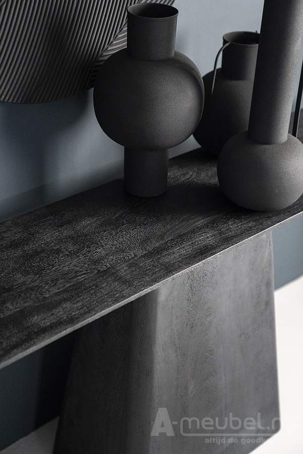 Wandtafel Aron - Zwart - 95768