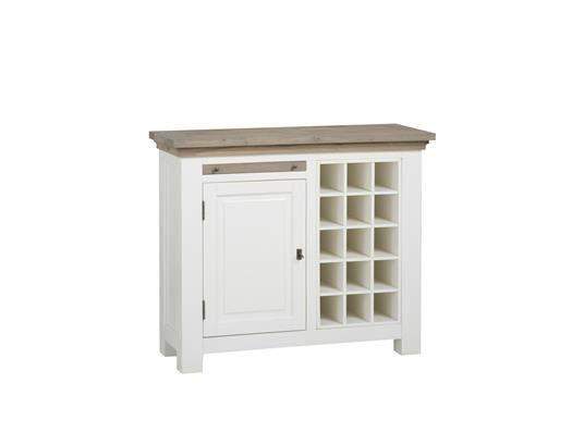 Parma wijnkast 1 dr 1 la