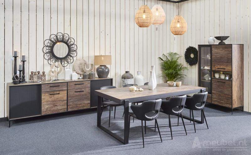 Woonkamerset Pieterburen Donker Hout