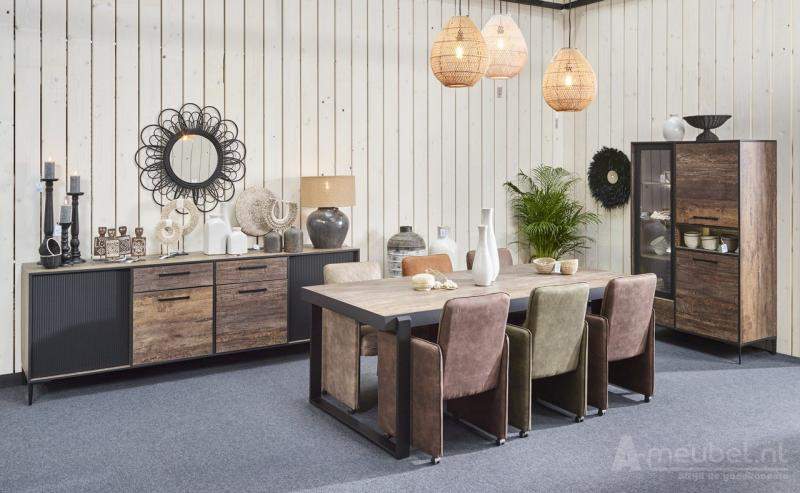 Woonkamerset Pieterburen Donker Hout