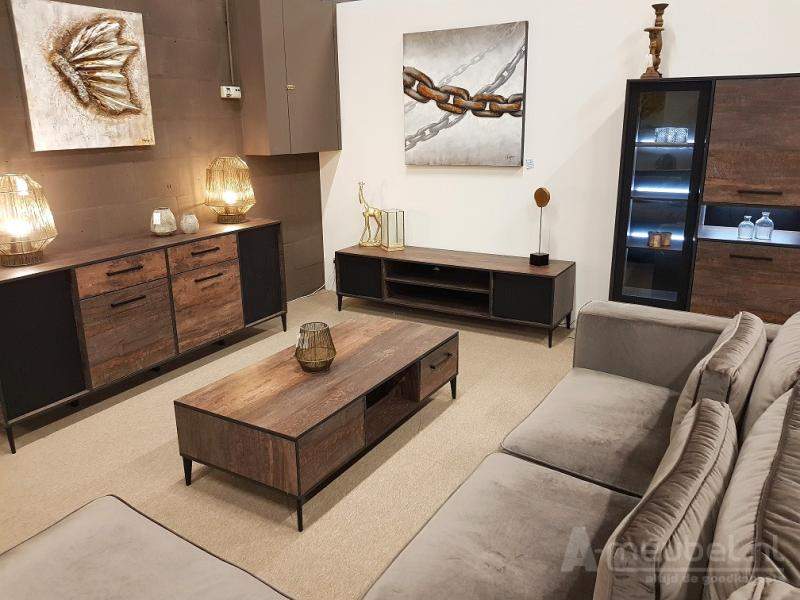 Woonkamerset Pieterburen Donker Hout