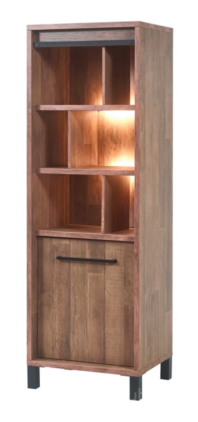 Alphen Kolomkast Links Oud Teakhout 63cm – A-meubel