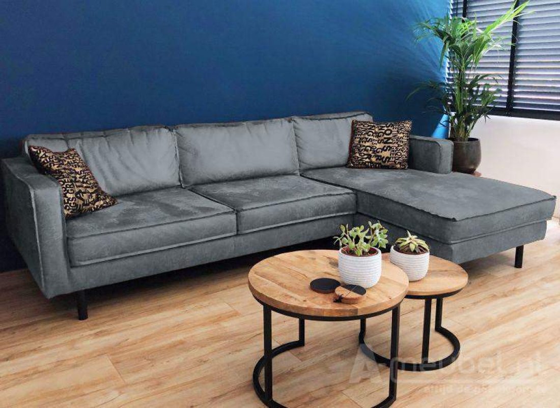 Westervoort Longchair Grijs – A-meubel