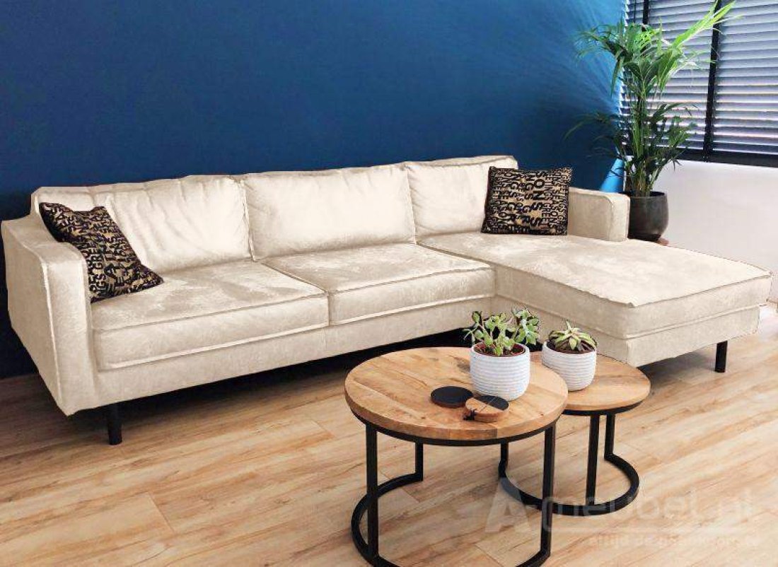 Westervoort Longchair Creme – A-meubel