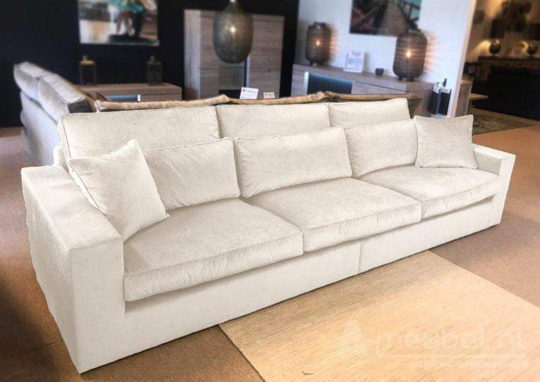 Bank XL Terheijden Wit – A-meubel