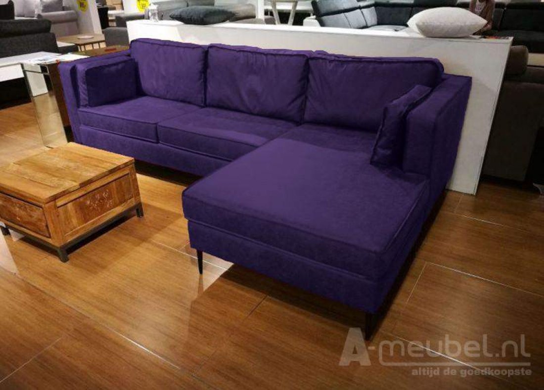 Borne Longchair Paars – A-meubel