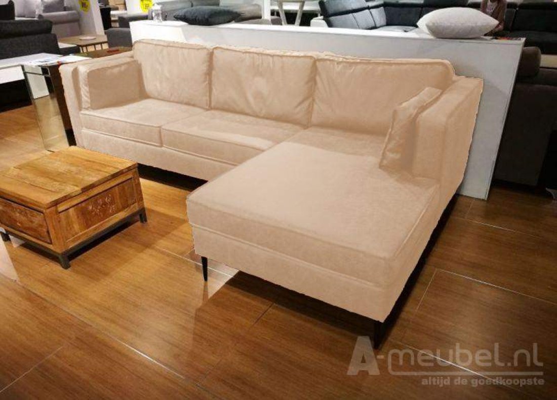 Borne Longchair Creme – A-meubel
