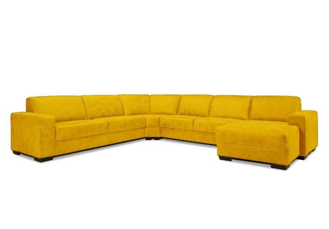 Malden Hoekbank Geel – A-meubel