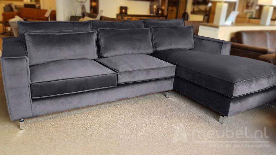 Indijk Longchair Grijs – A-meubel