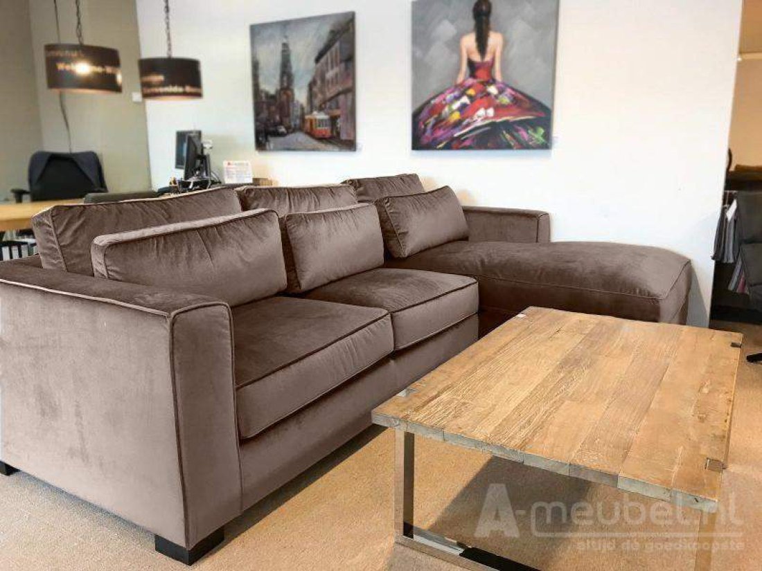 Amsterdam Longchair Taupe – A-meubel