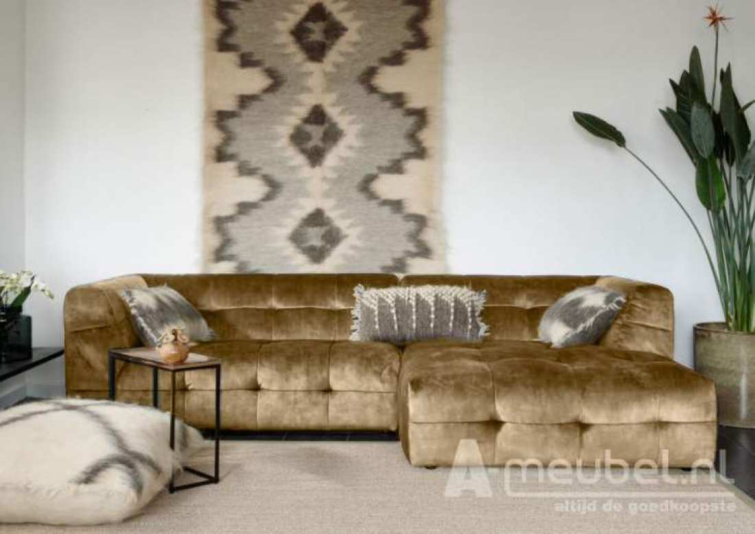 Loungebank Castricum Bruin – A-meubel