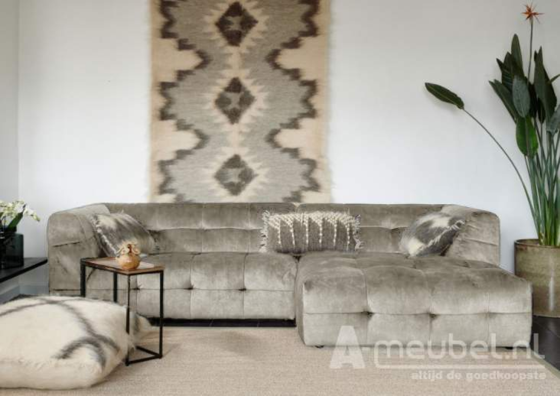 Loungebank Castricum Creme – A-meubel