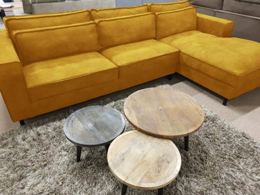 Ilpendam Longchair Geel – A-meubel
