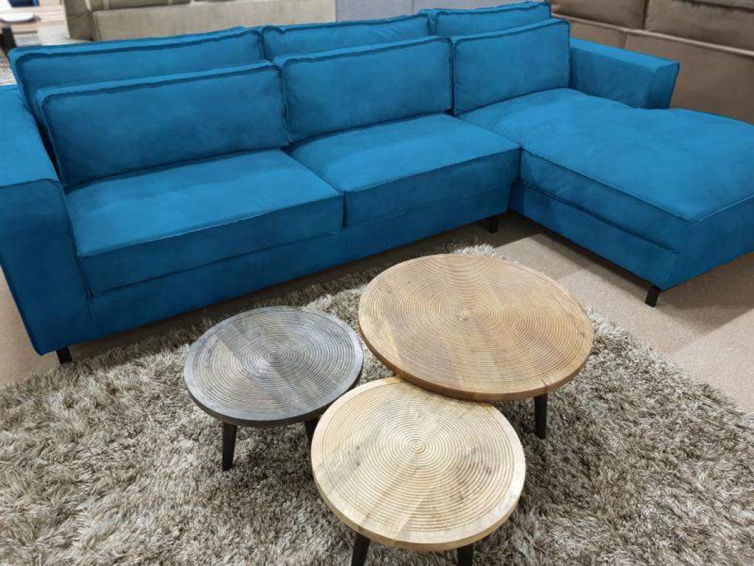 Ilpendam Longchair Blauw – A-meubel