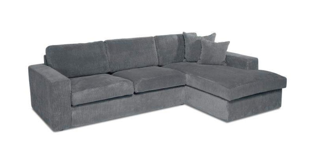 Leiden Longchair Grijs – A-meubel